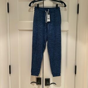 NWT Vineyard Vines boys blue heather performance jogger size s